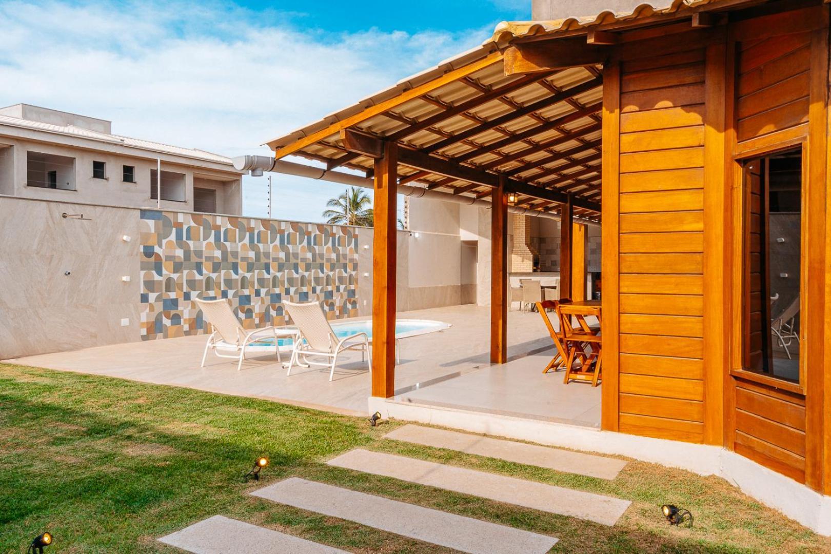 Casadecastelhanos, Quadra Do Mar De Castelhanos, 4 Suites Com Ar, Churrasqueira, Piscina, Hidromassagem, Cozinha Integrada Gourmet Ideal Para Familia E Amigos Anchieta  Exterior photo