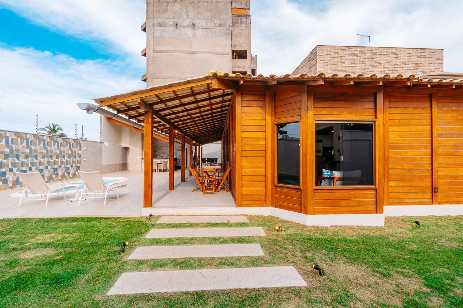 Casadecastelhanos, Quadra Do Mar De Castelhanos, 4 Suites Com Ar, Churrasqueira, Piscina, Hidromassagem, Cozinha Integrada Gourmet Ideal Para Familia E Amigos Anchieta  Exterior photo